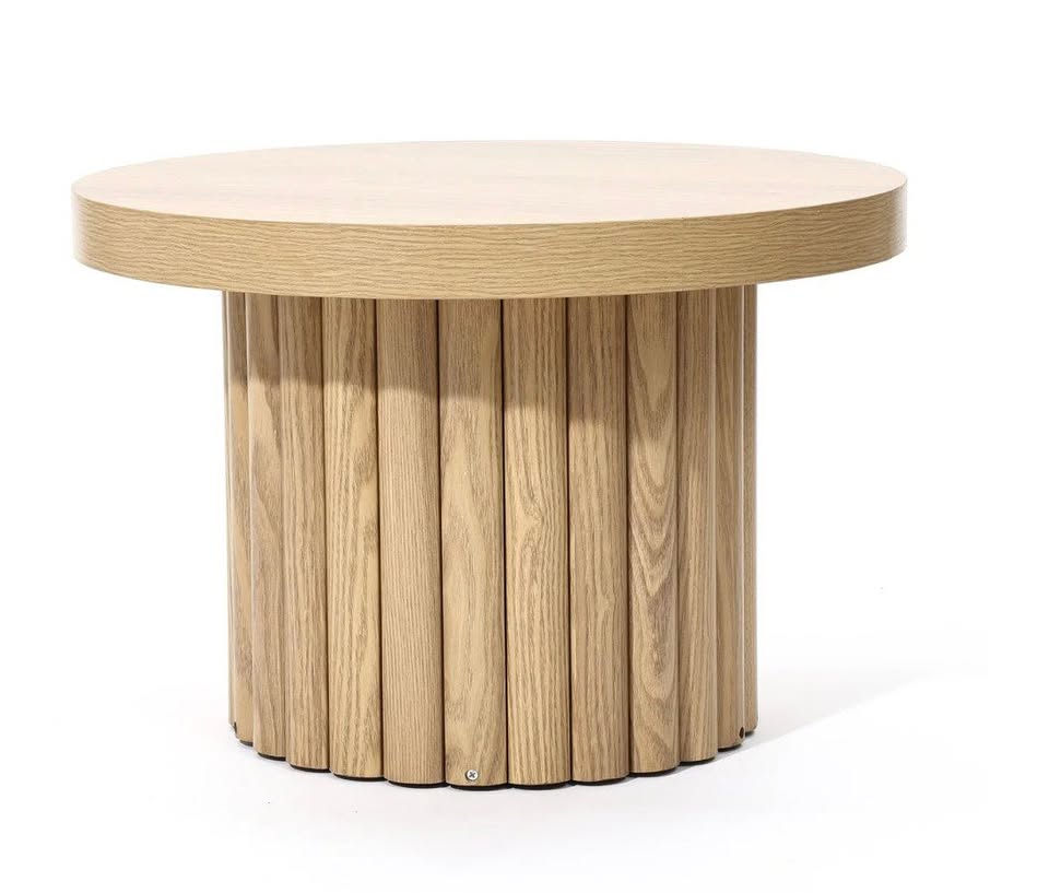 Fluted Oak Coffee Table