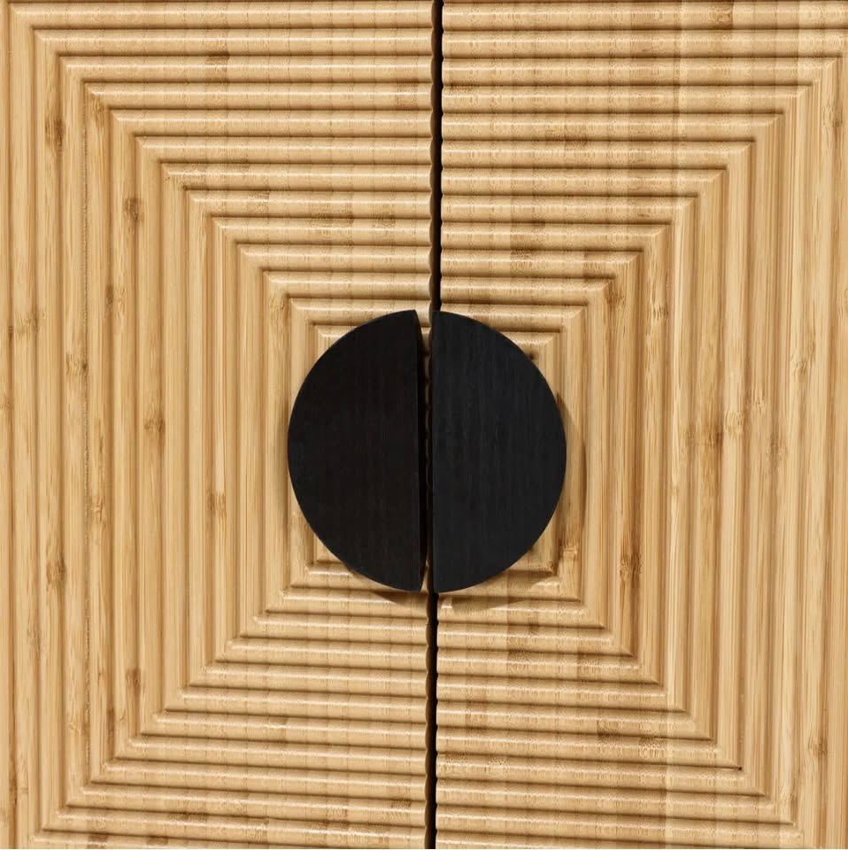 Bamboo Accent Cabinet