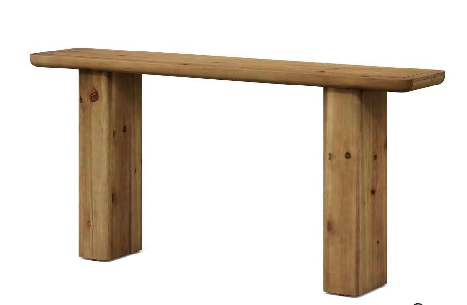 Natural Organic Console Table
