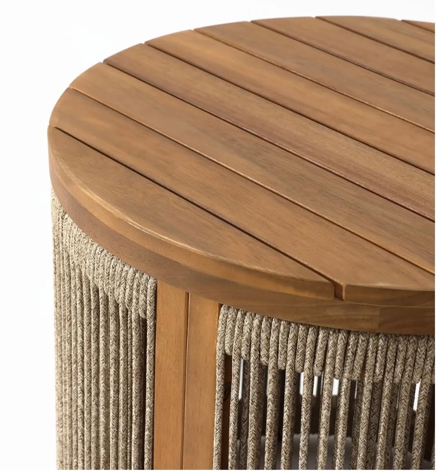 Outdoor Rope Side Table