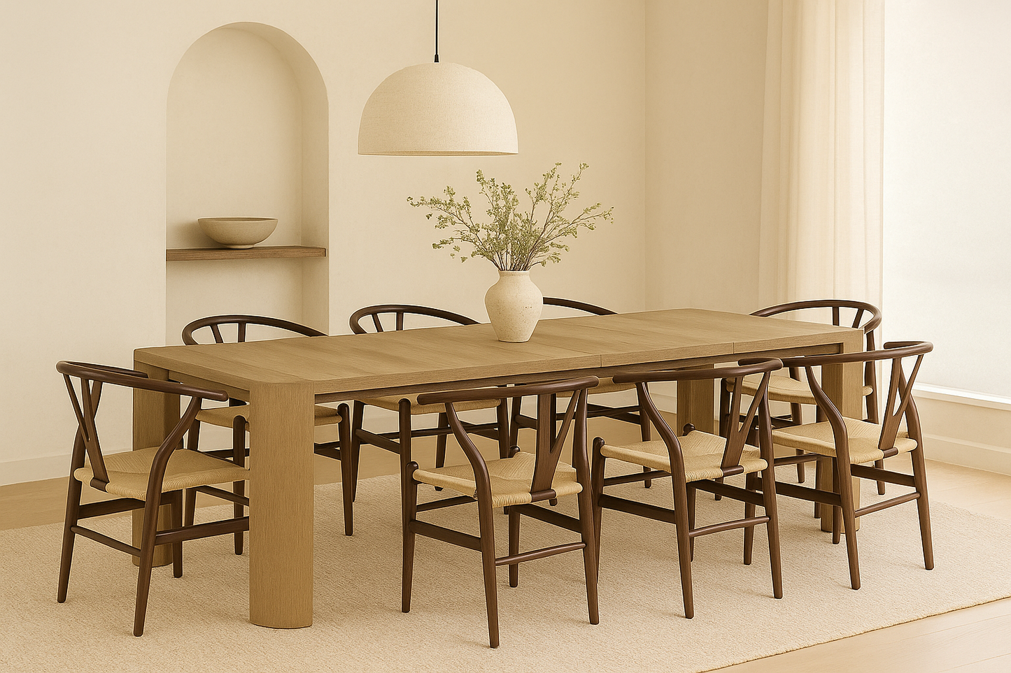 The Extendable Oak Dining Table