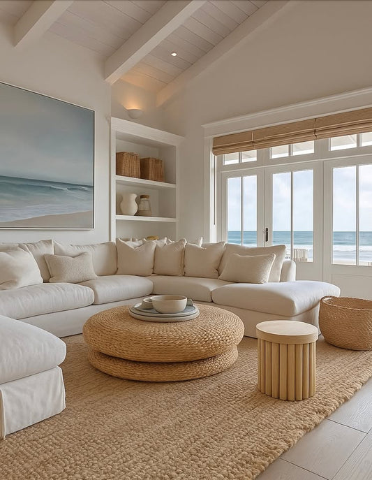 Oak Fluted Side table