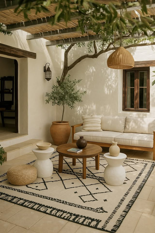 Modern White Bell Accent Side Table