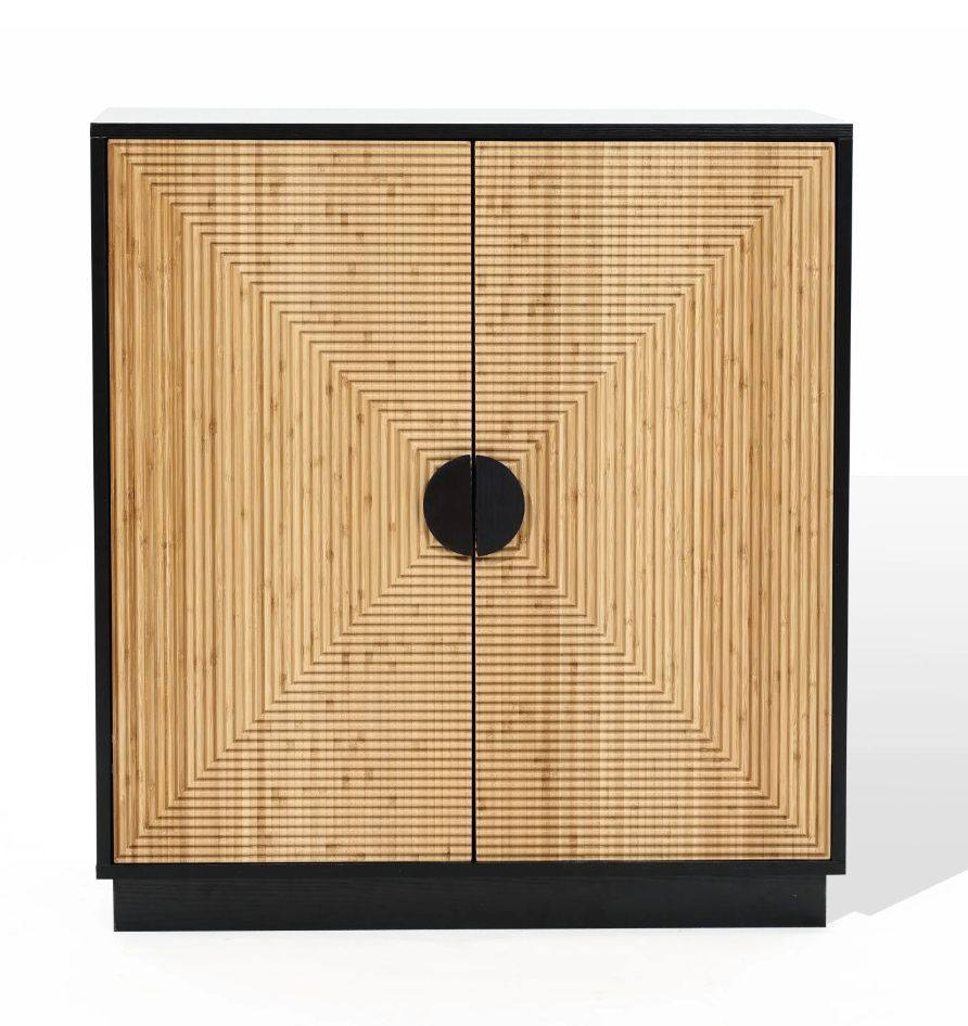 Bamboo Accent Cabinet