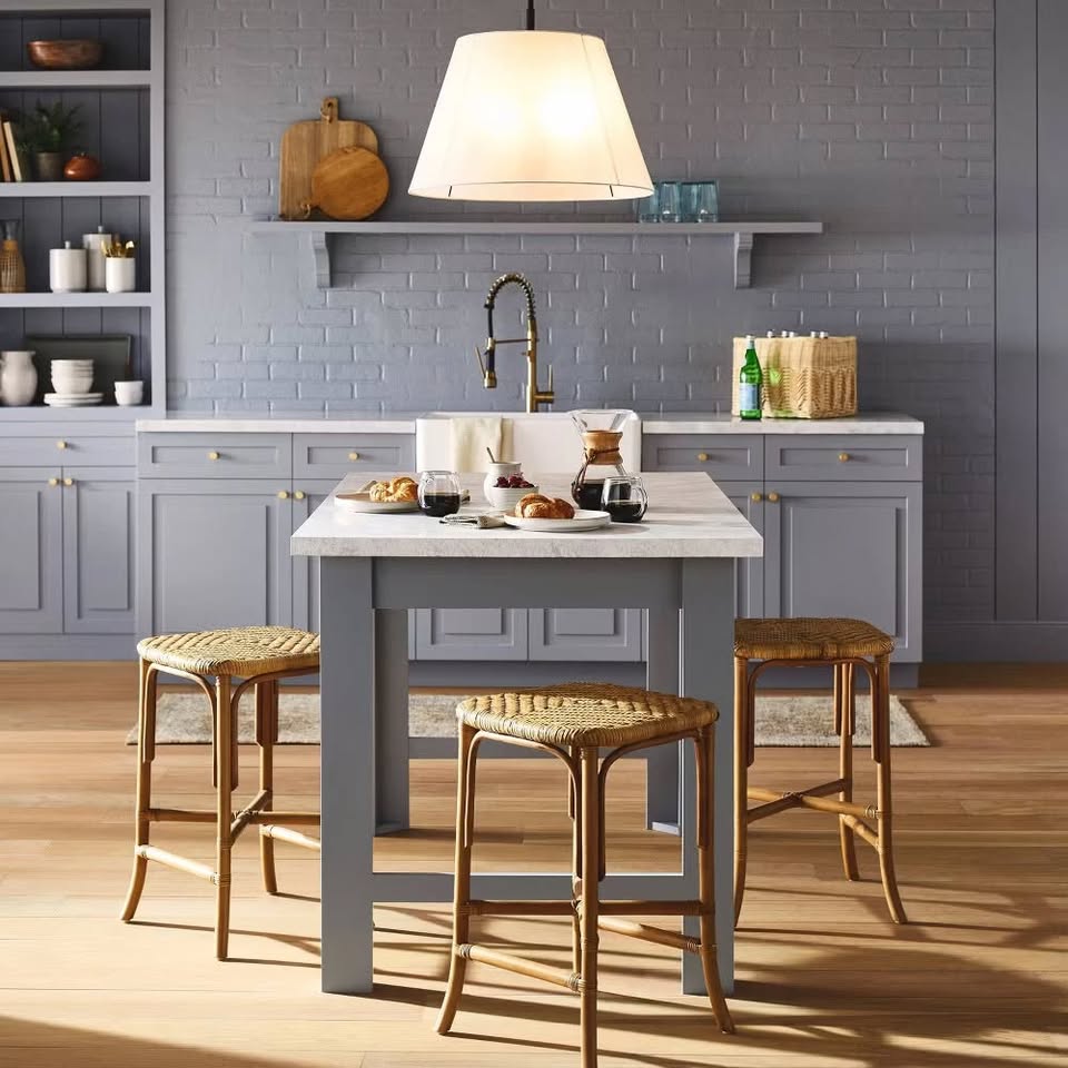 Oversized Sheer Pendant White