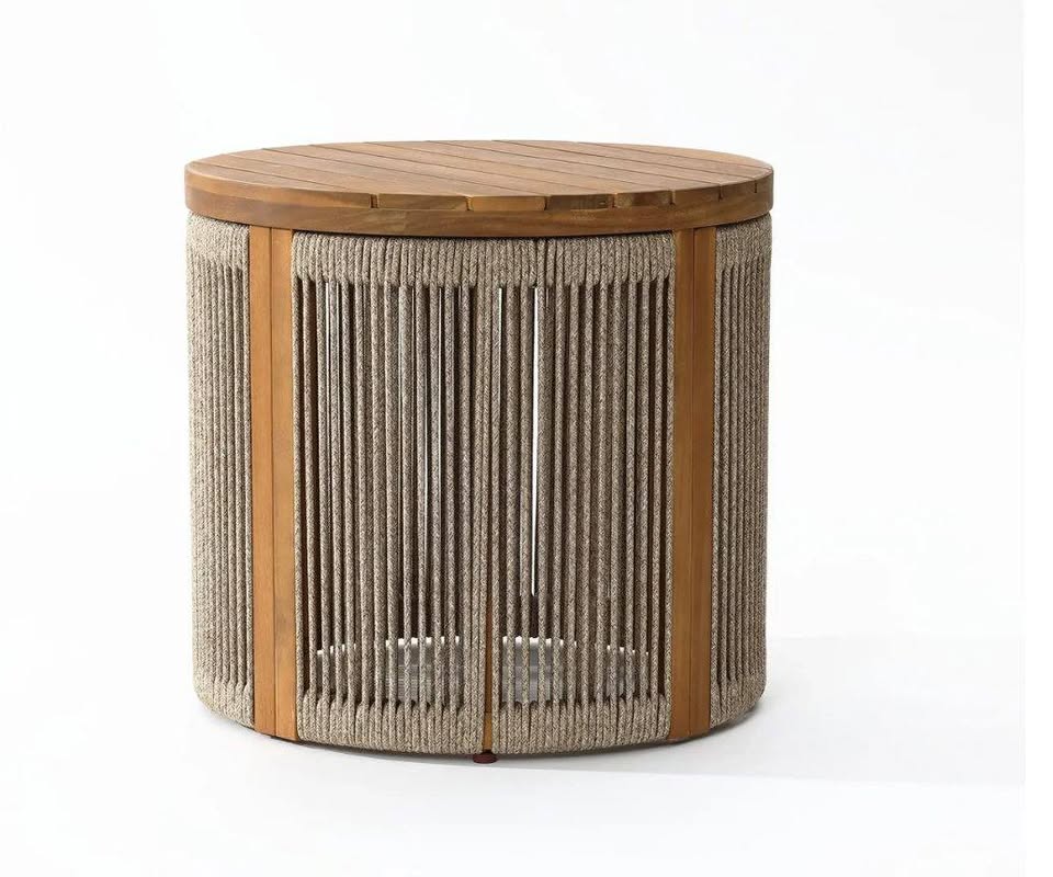 Outdoor Rope Side Table