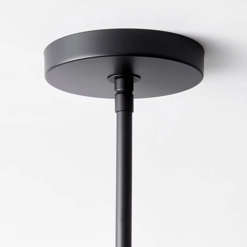 Oversized Sheer Pendant White