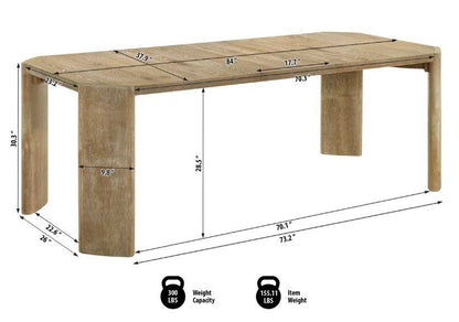 Extendable Bristol Oak Dining Table