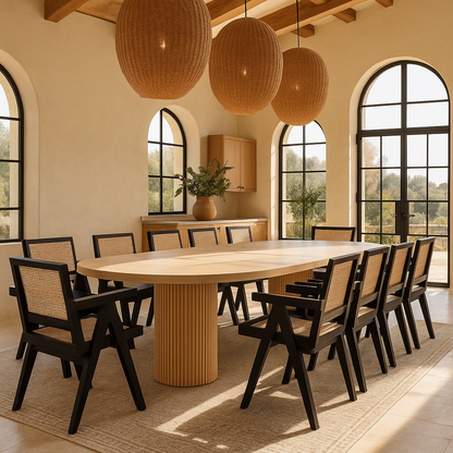 Extendable Belinda Oval Dining Table