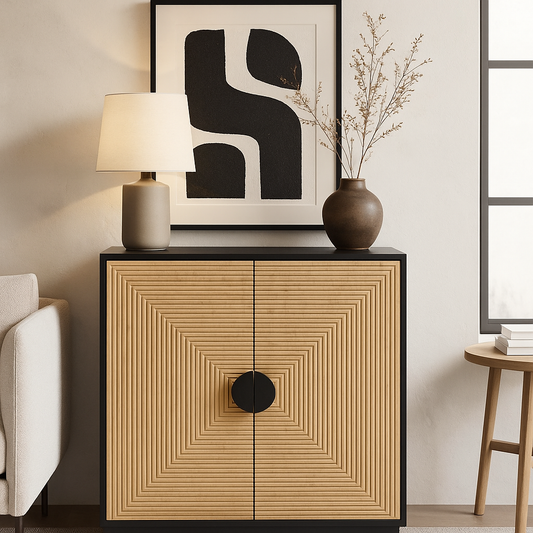 Bamboo Accent Cabinet
