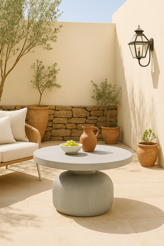 Round Outdoor Coffee Table