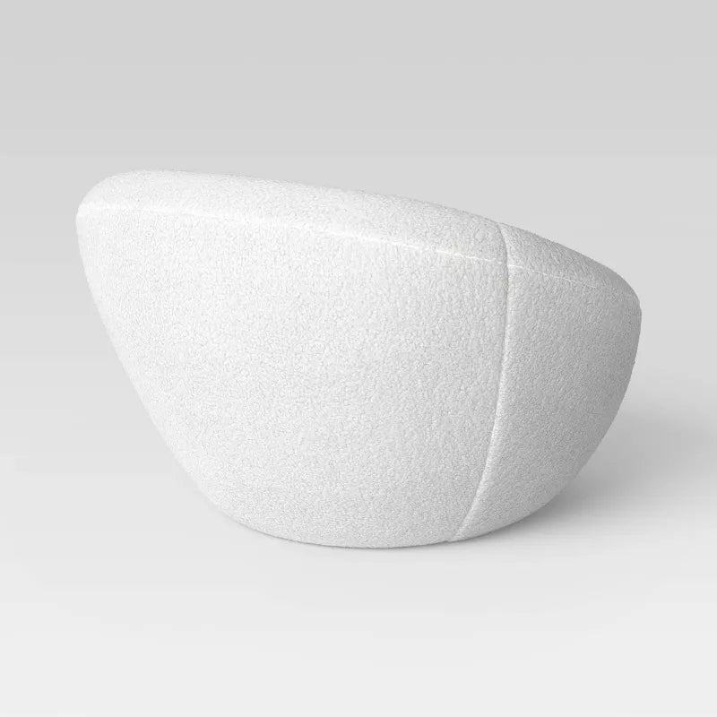 Cream Swivel Accent Chair