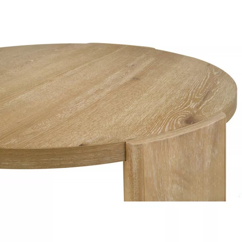 2-Piece Contemporary Round Coffee and End Table Set