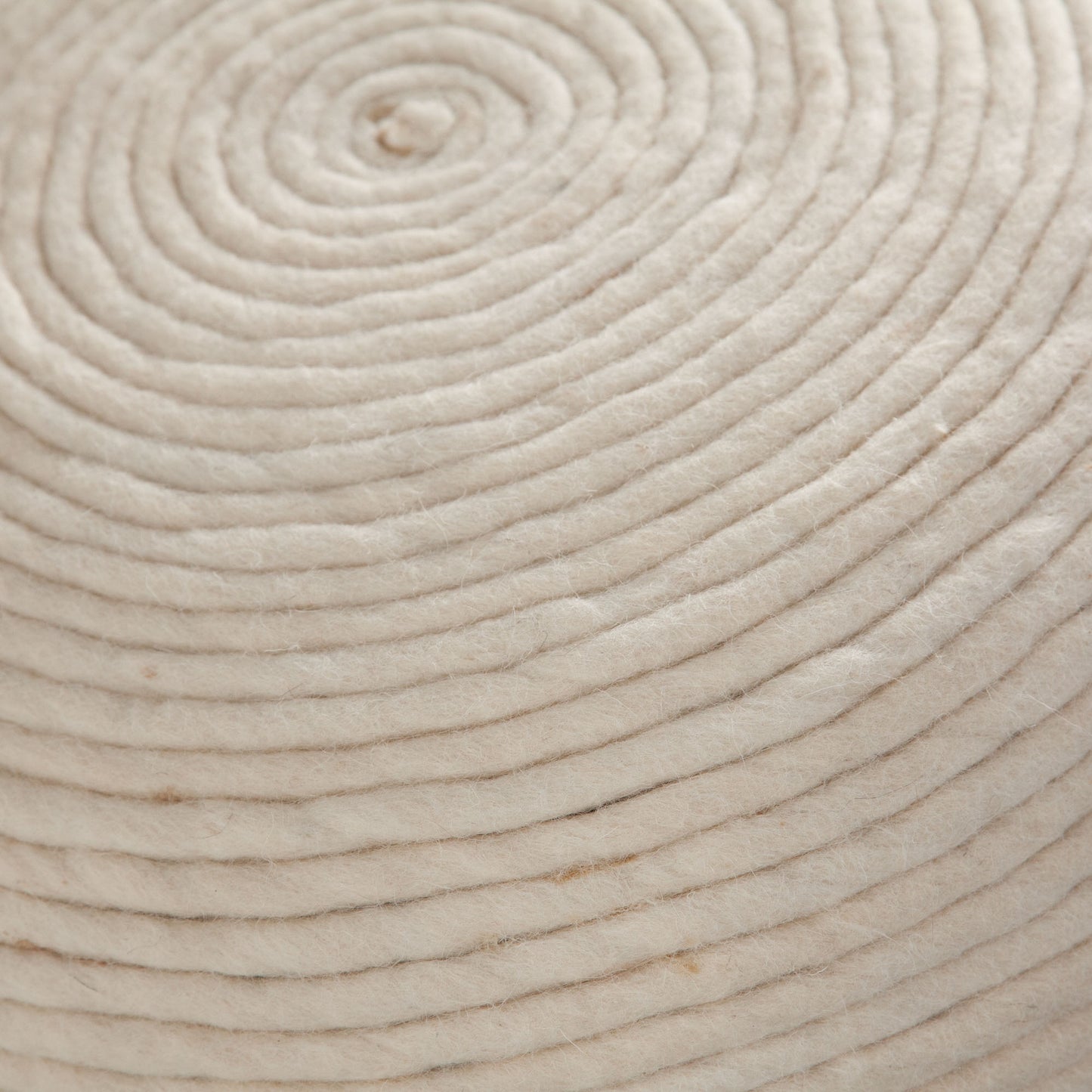 Wool Pouf