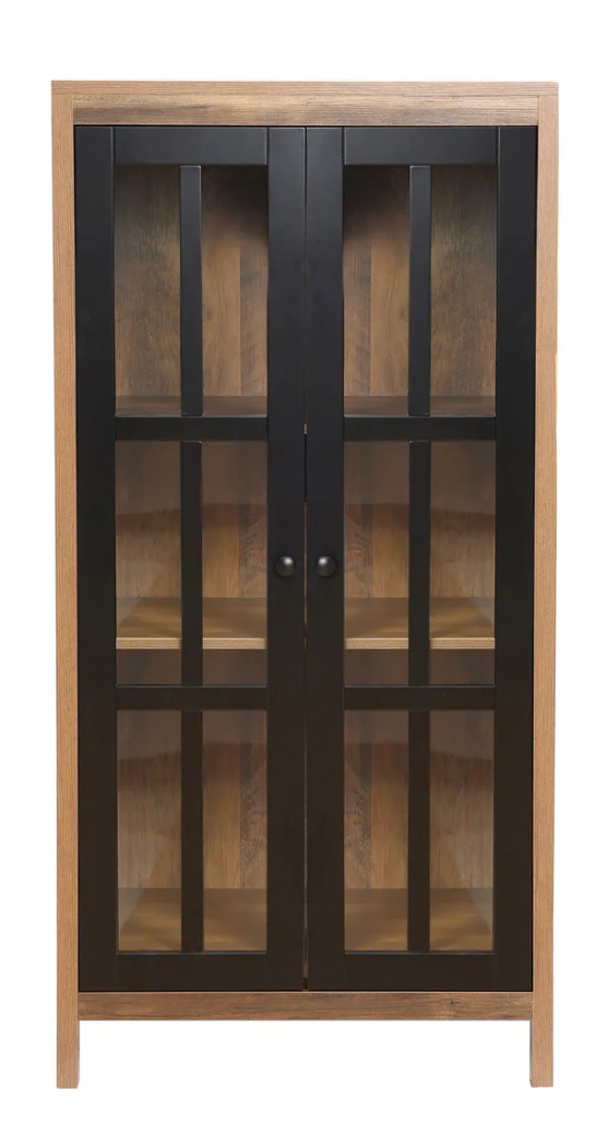 Curio 2-Door Display Accent Cabinet