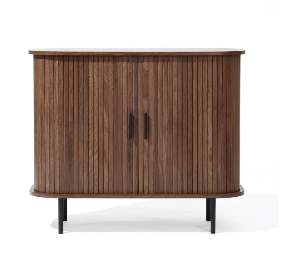 Dark Oak 2-door accent cabinet