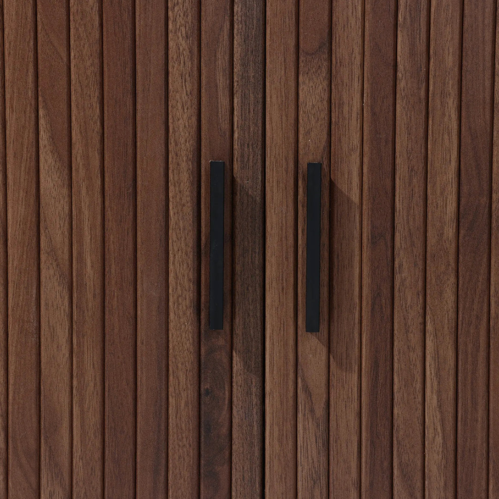 Dark Oak 2-door accent cabinet