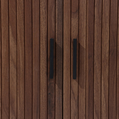 Dark Oak 2-door accent cabinet