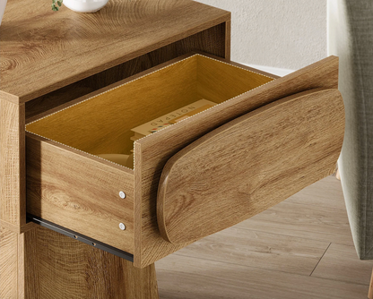 Small Side Table with Storage Drawer