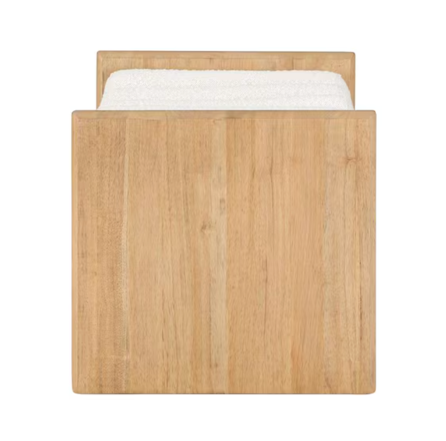 Contemporary Wood Accent Bench