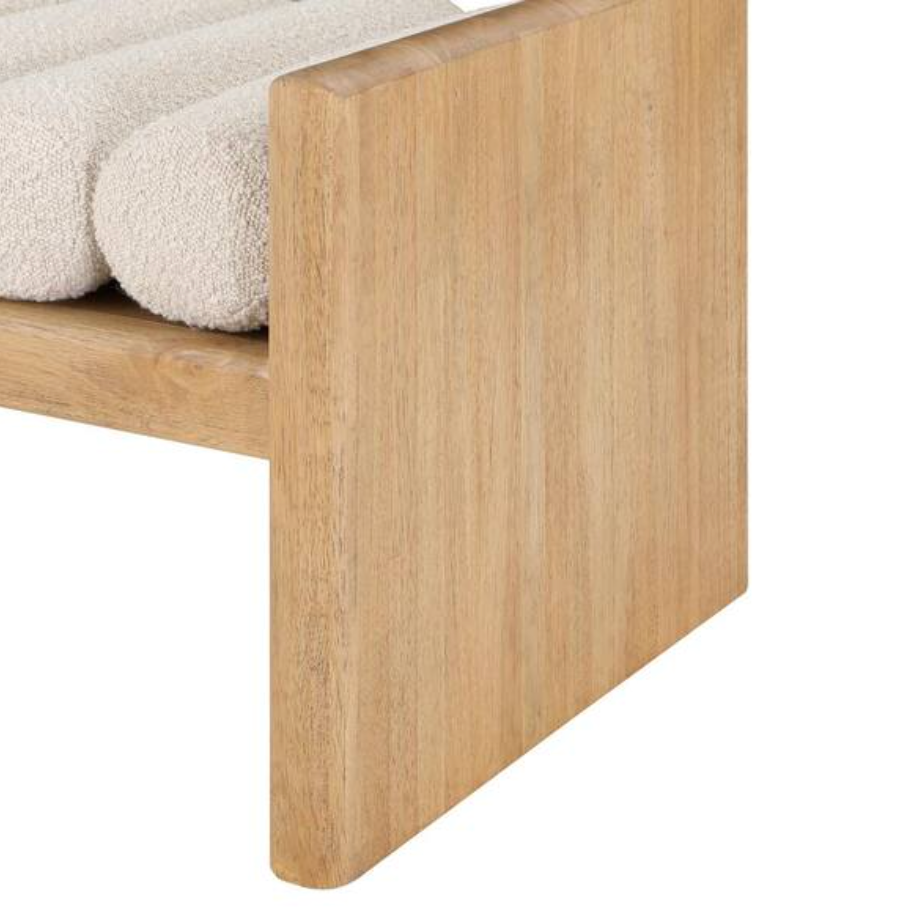 Contemporary Wood Accent Bench