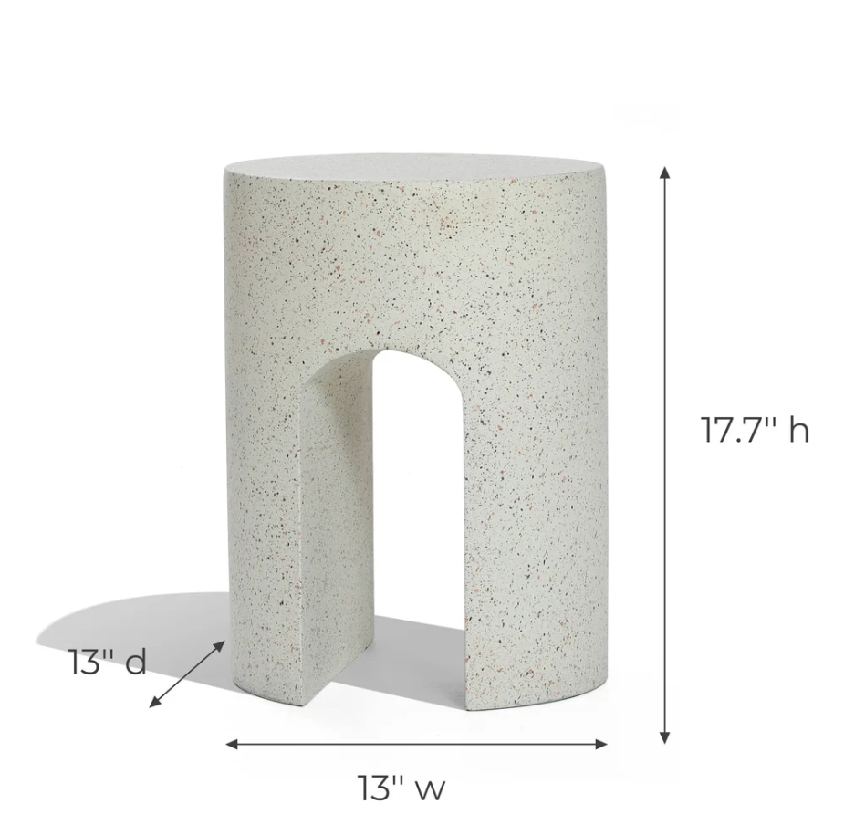 Modern Arched Side Accent Table