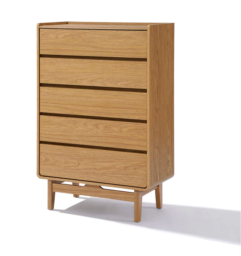 Mid-Century 5-Drawer Dresser / Chest