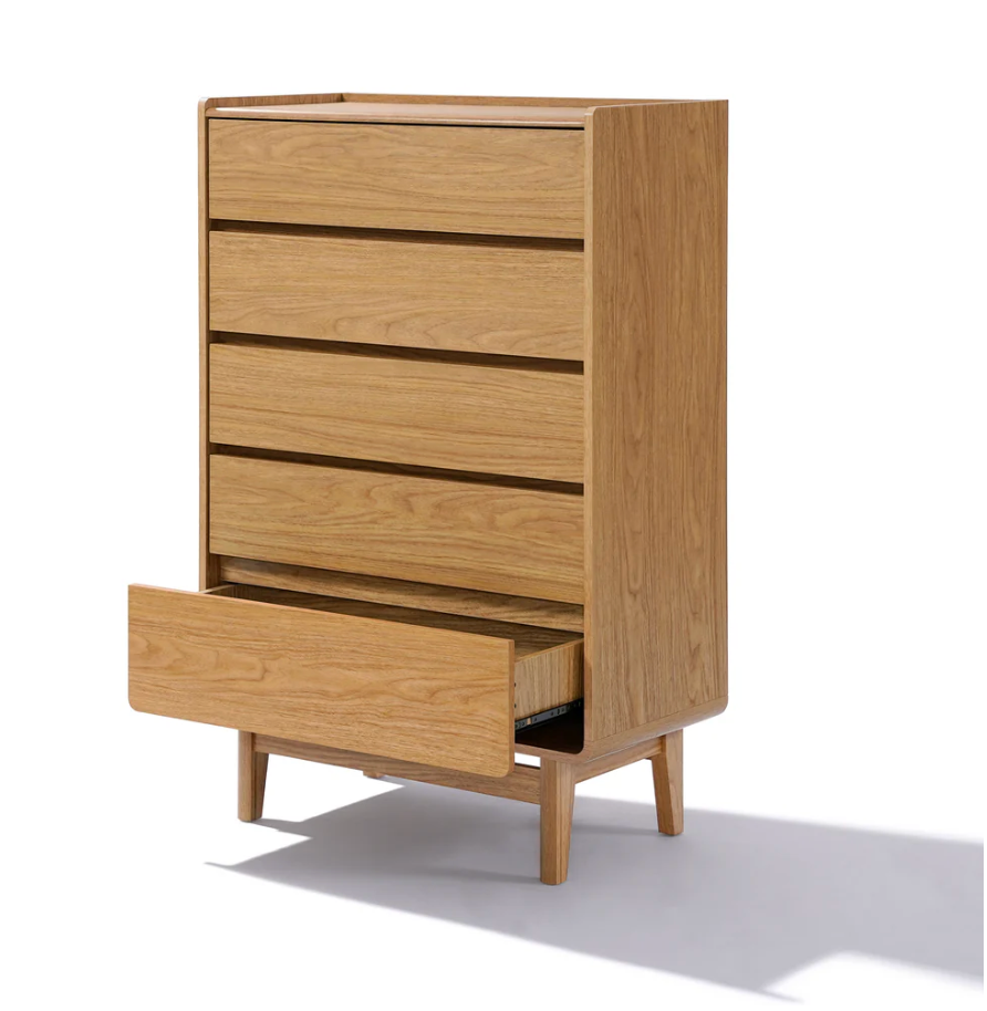 Mid-Century 5-Drawer Dresser / Chest