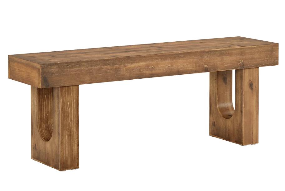 Solid Wood Accent Bench