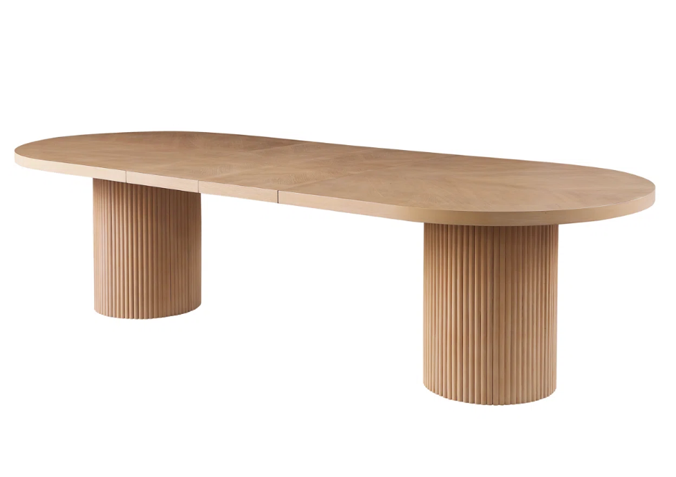 Double Fluted Column Dining Table