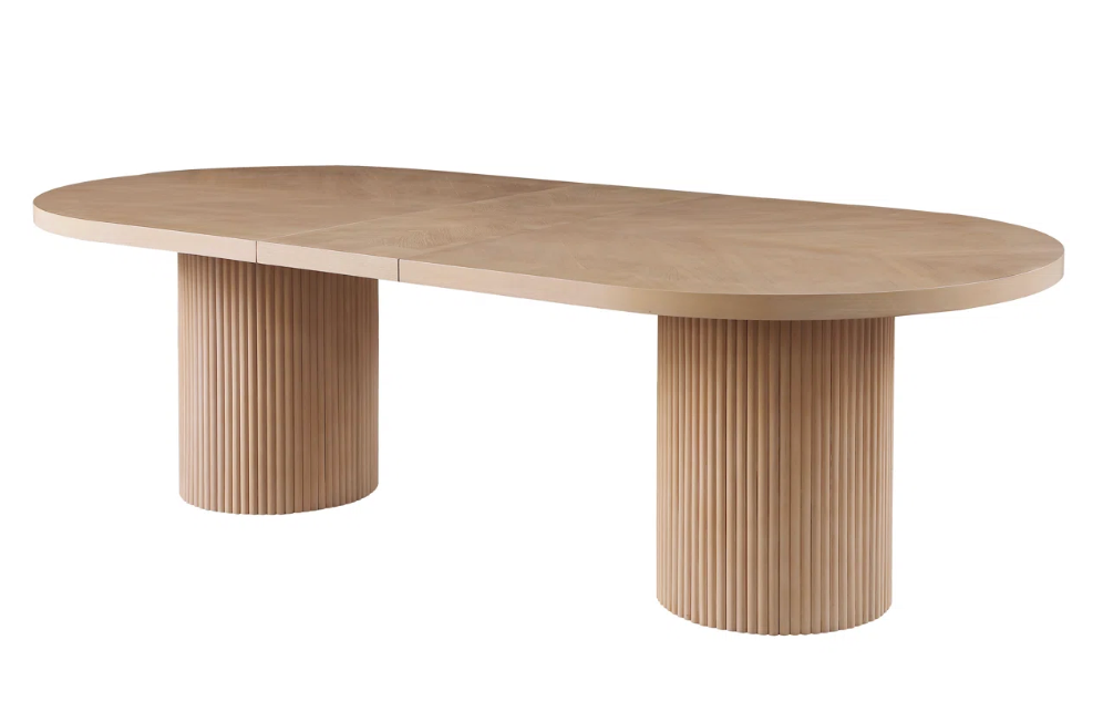 Double Fluted Column Dining Table