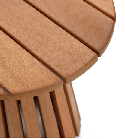 Wood Outdoor Patio Side Table