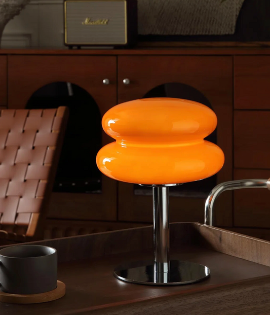 Orange Mushroom Table Lamp
