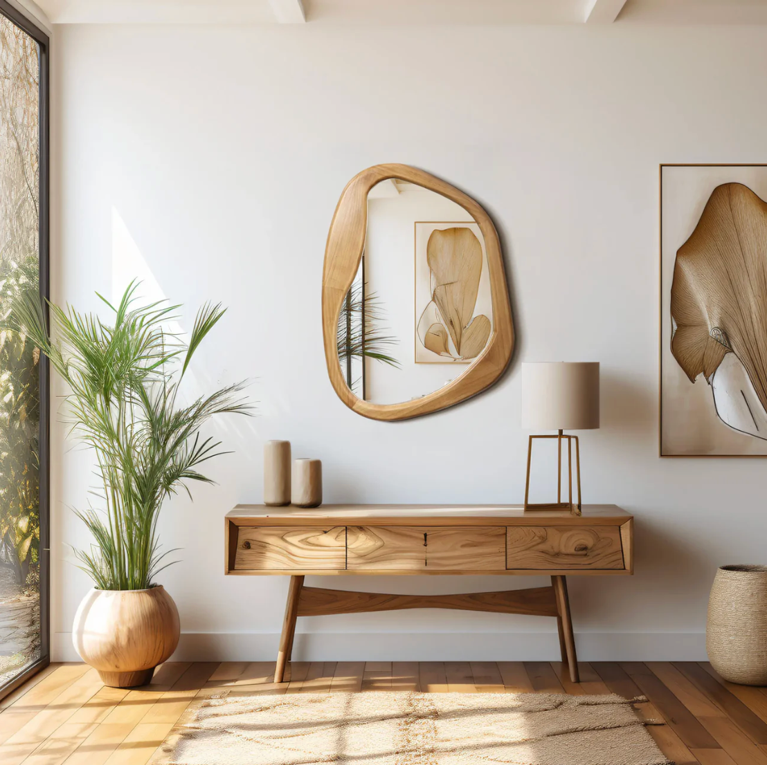 The Oliva Oak Mirror