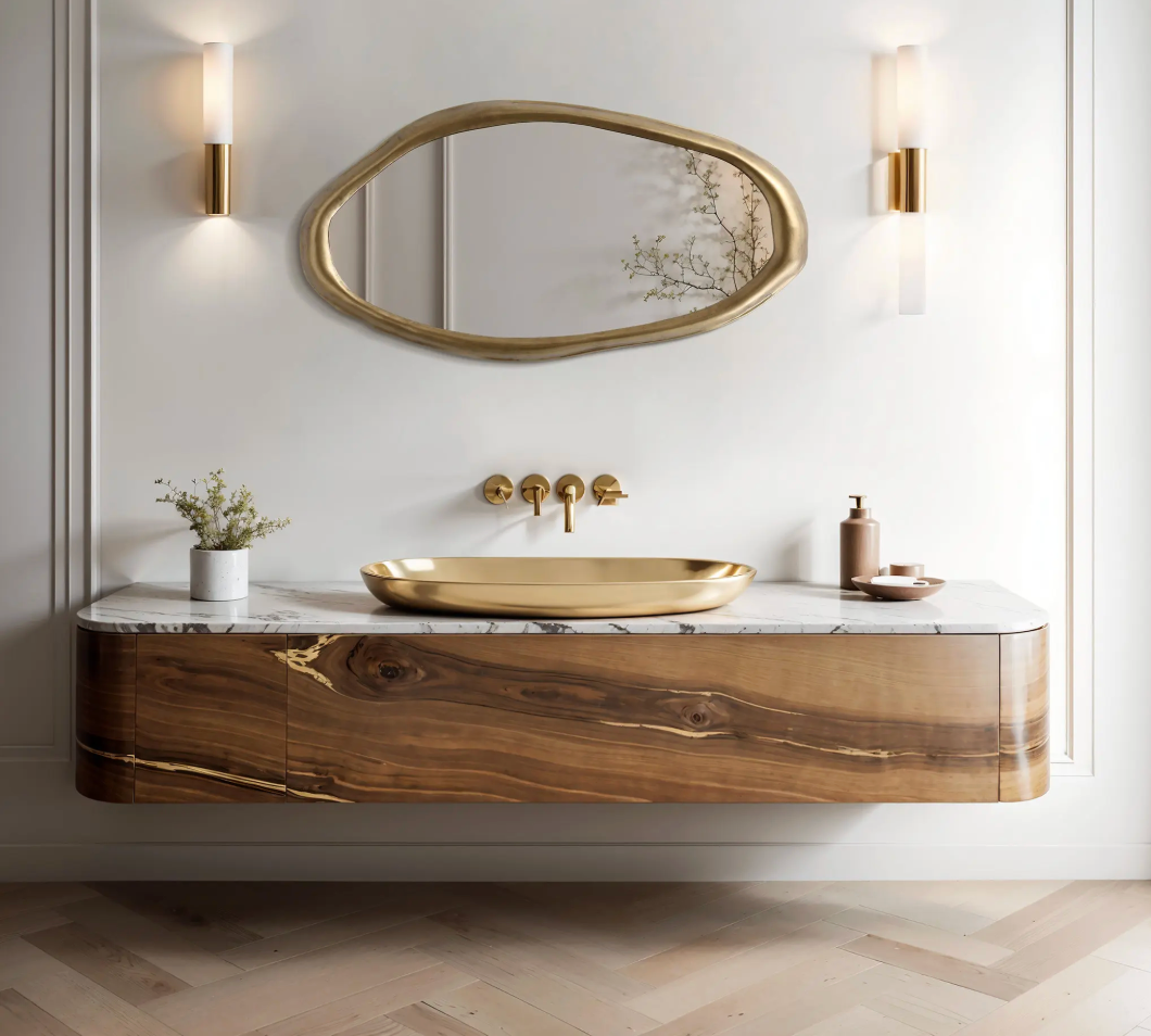 Brisa Gold Mirror