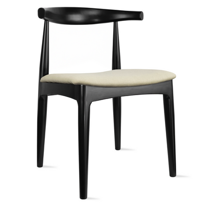 Adams Dining Chair (Cream Fabric Cushion)