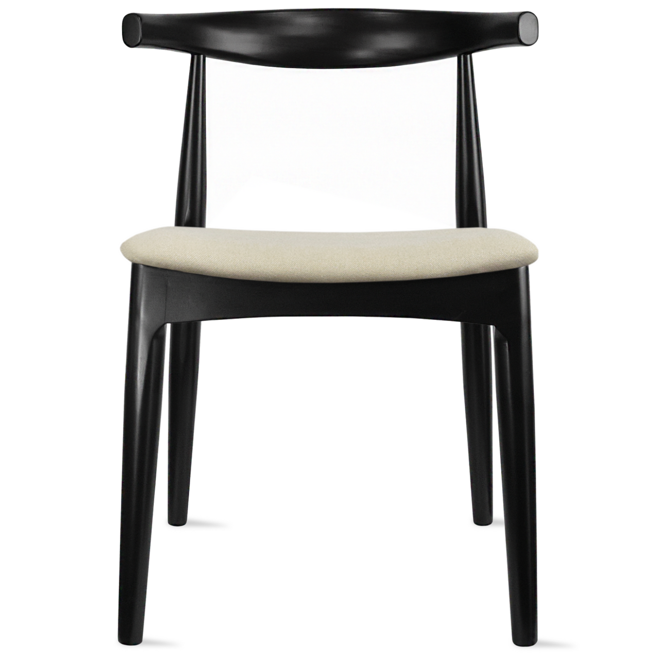 Adams Dining Chair (Cream Fabric Cushion)