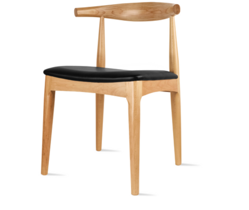 Adams Dining Chair (Black Cushion)