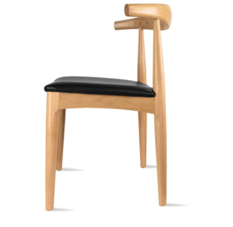 Adams Dining Chair (Black Cushion)