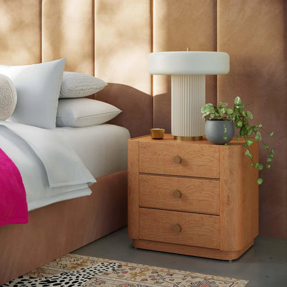 Abigail 3-Drawer Nightstand