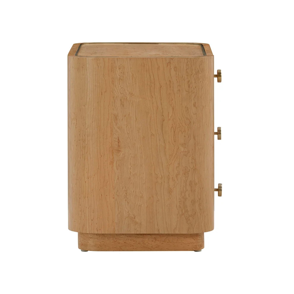 Abigail 3-Drawer Nightstand