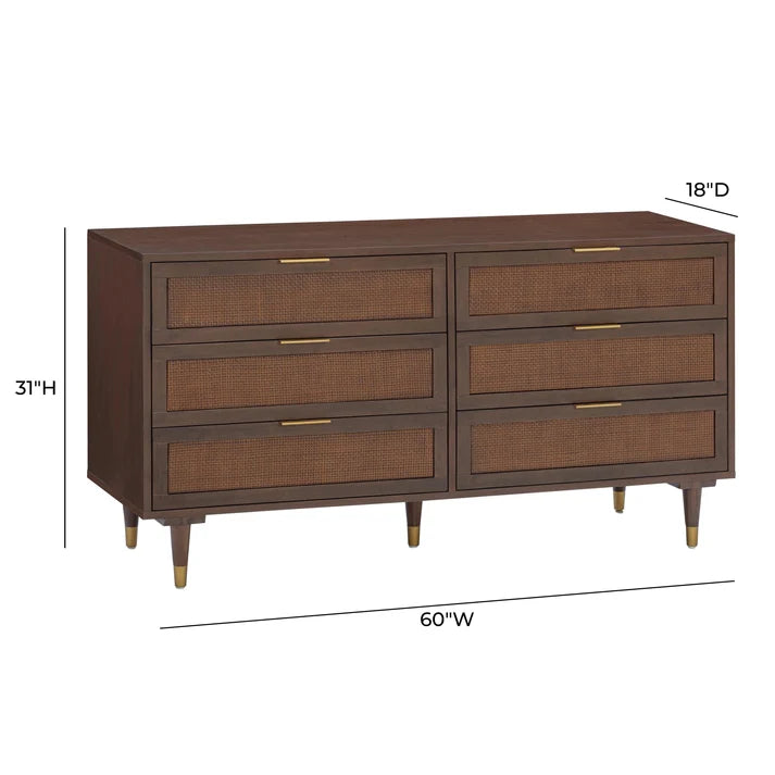 Sierra 6 Drawer Dresser