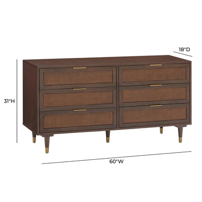 Sierra 6 Drawer Dresser