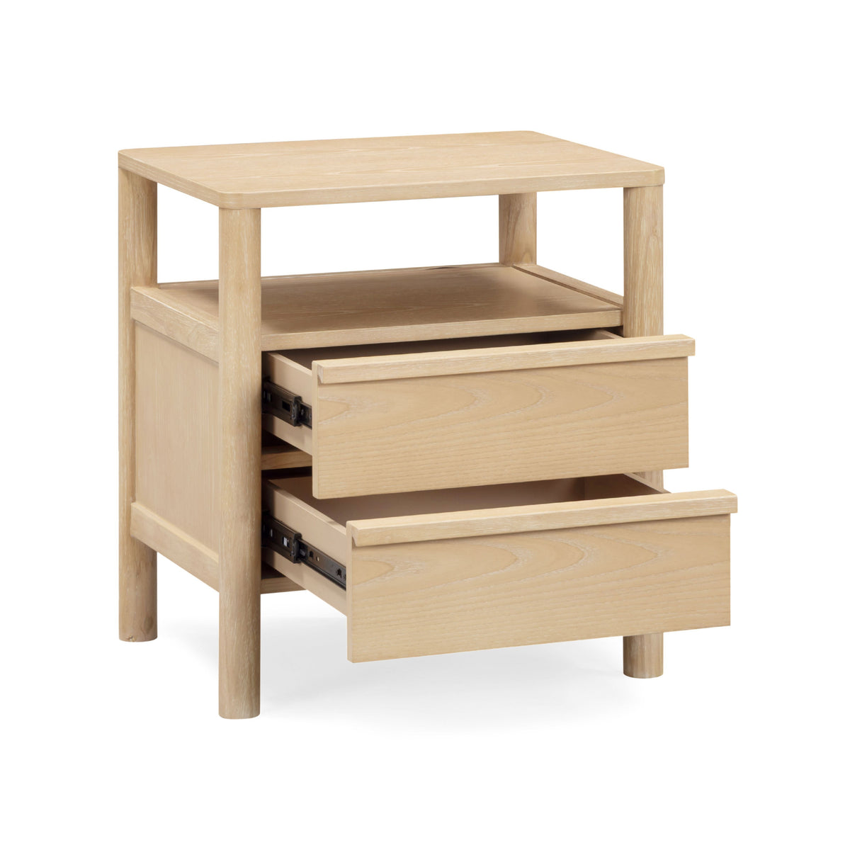 Tyra Ash 2-Drawer Nightstand - TOV-B55016