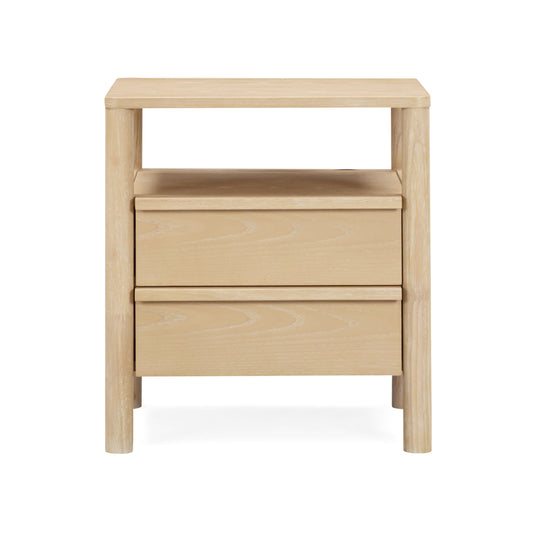 Tyra Ash 2-Drawer Nightstand - TOV-B55016