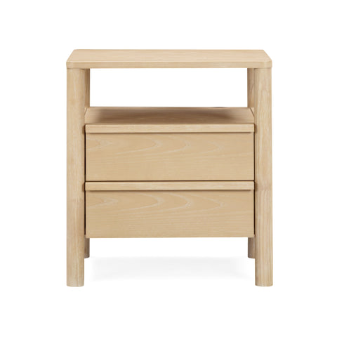 Tyra Ash 2-Drawer Nightstand - TOV-B55016