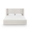 Harmony Performance Chenille Storage Bed - Cream / Queen