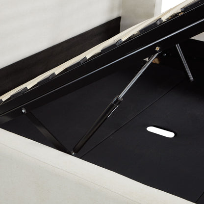 Harmony Performance Chenille Storage Bed - TOV-B69443