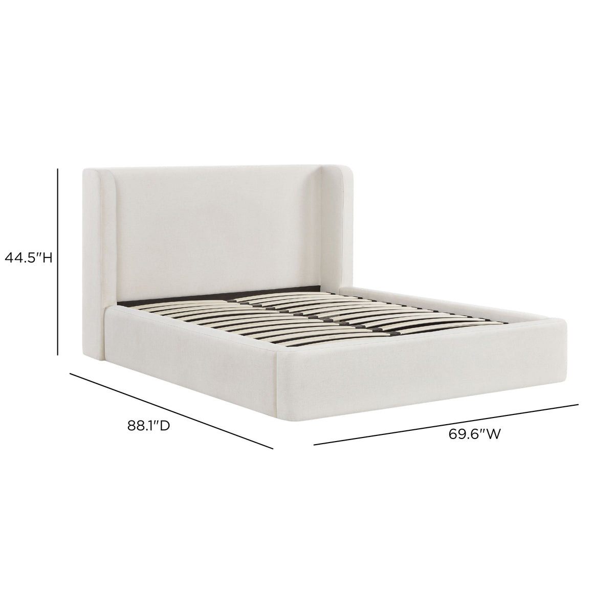 Harmony Performance Chenille Storage Bed - TOV-B69443