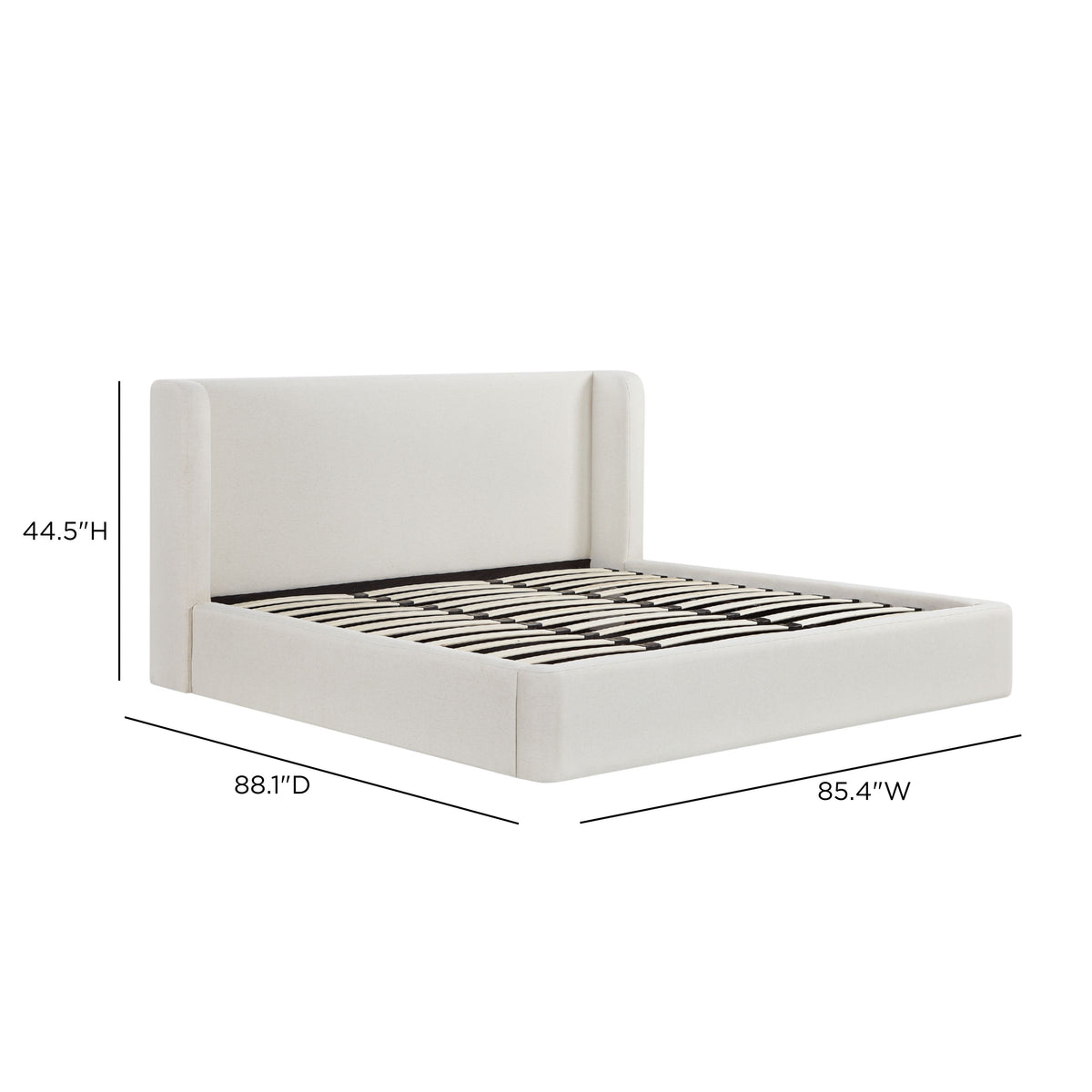 Harmony Performance Chenille Storage Bed - TOV-B69444